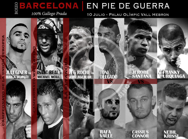 Barcelona En Pie De Guerra Fightcard Barcelona En Pie De Guerra Fightcard