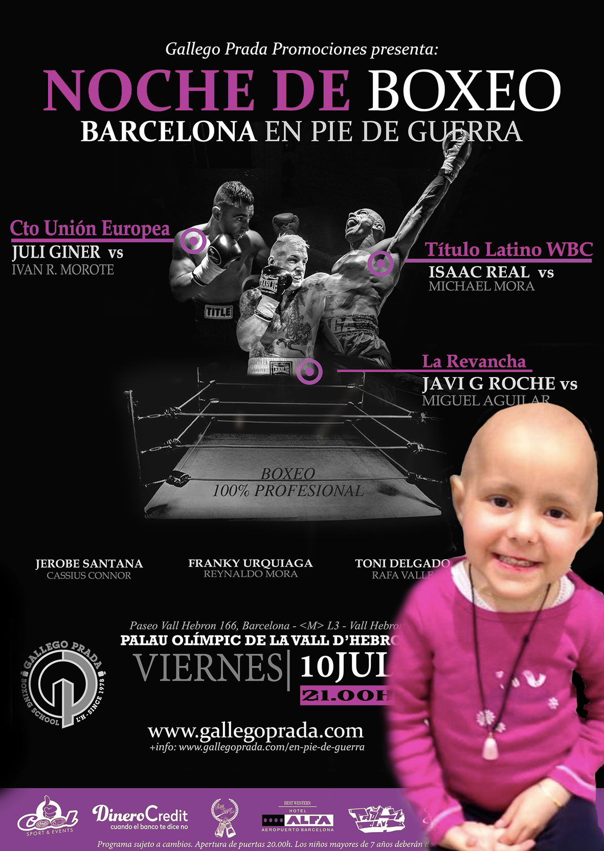 Gallego Prada contra el cáncer infantil
