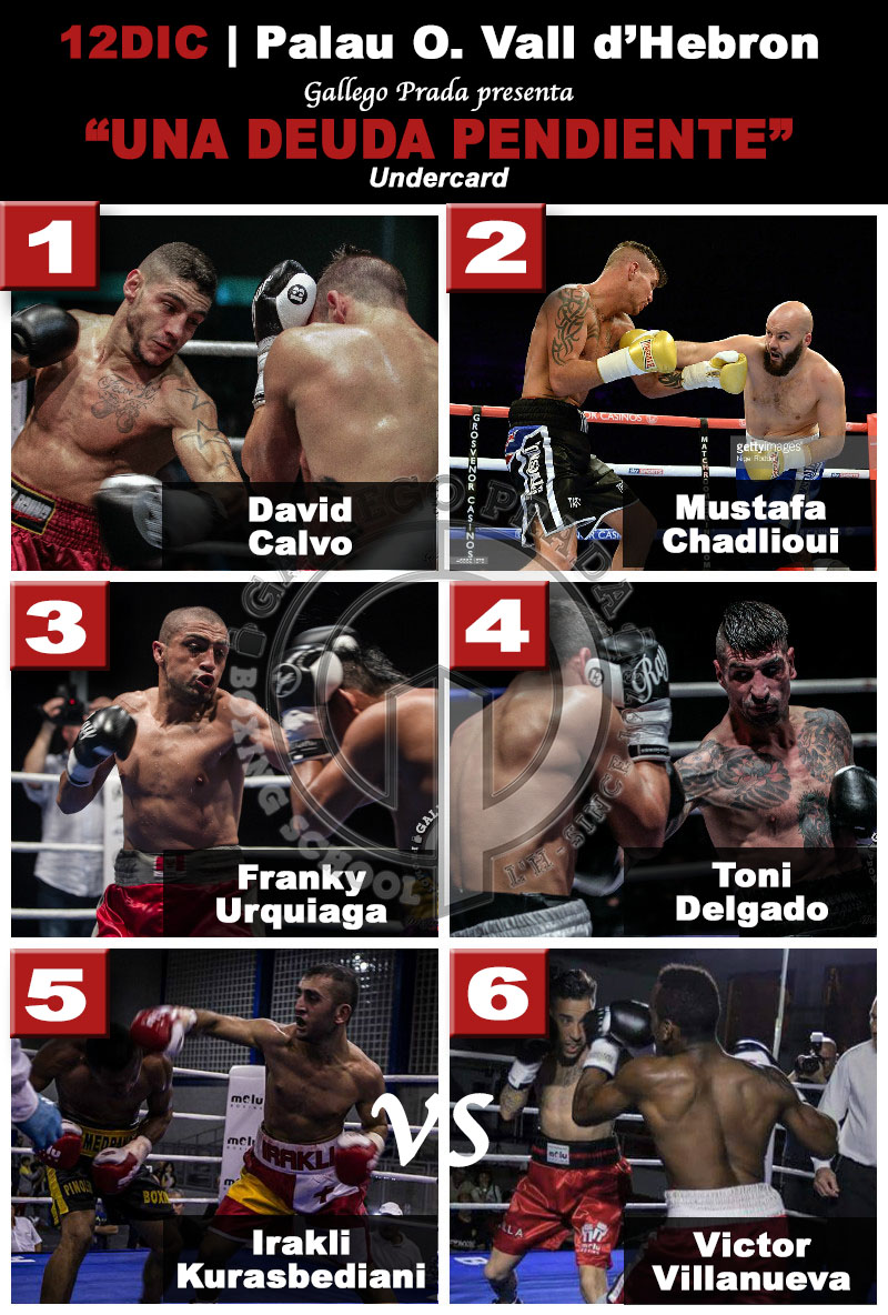 Undercard de "Una deuda pendiente"