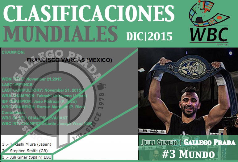 Juli Giner entra en el #3 WBC