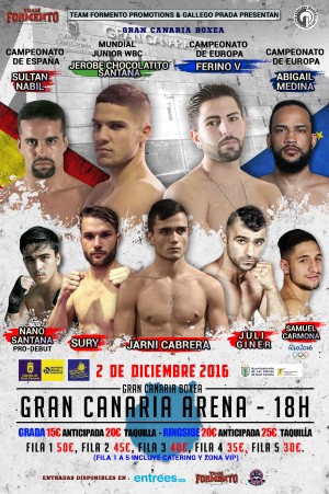 Cartel Gran Canaria Boxea