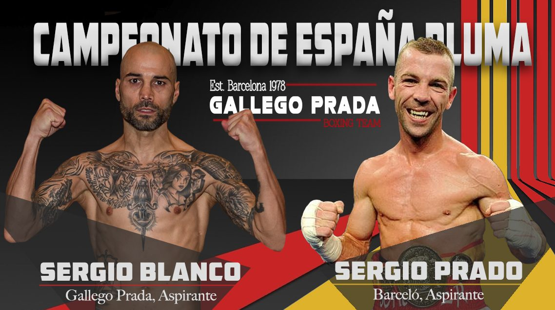 Sergio Blanco (Gallego Parada) Campeonato de España Boxeo Profesional contra Schuster